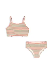 Konges Sløjd Bowwow bikini blush stripe glanzend