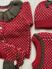 Konges Sløjd Strawberry bivakmuts true red merino