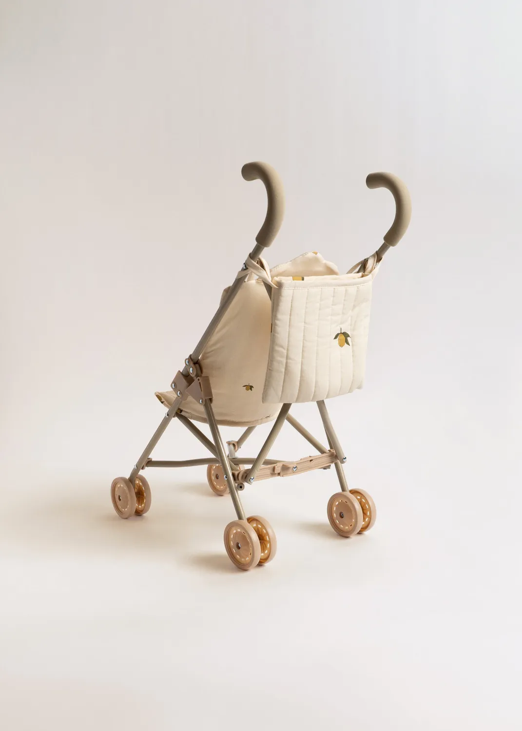 Konges Sløjd Doll Stroller poppenwagen lemon katoen