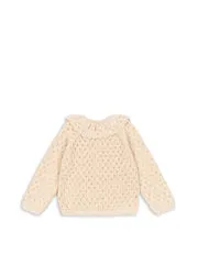 Konges Sløjd Holiday gebreid vest buttercream ajour