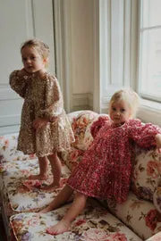 Konges Sløjd Lila jurk gold glitter pailletten