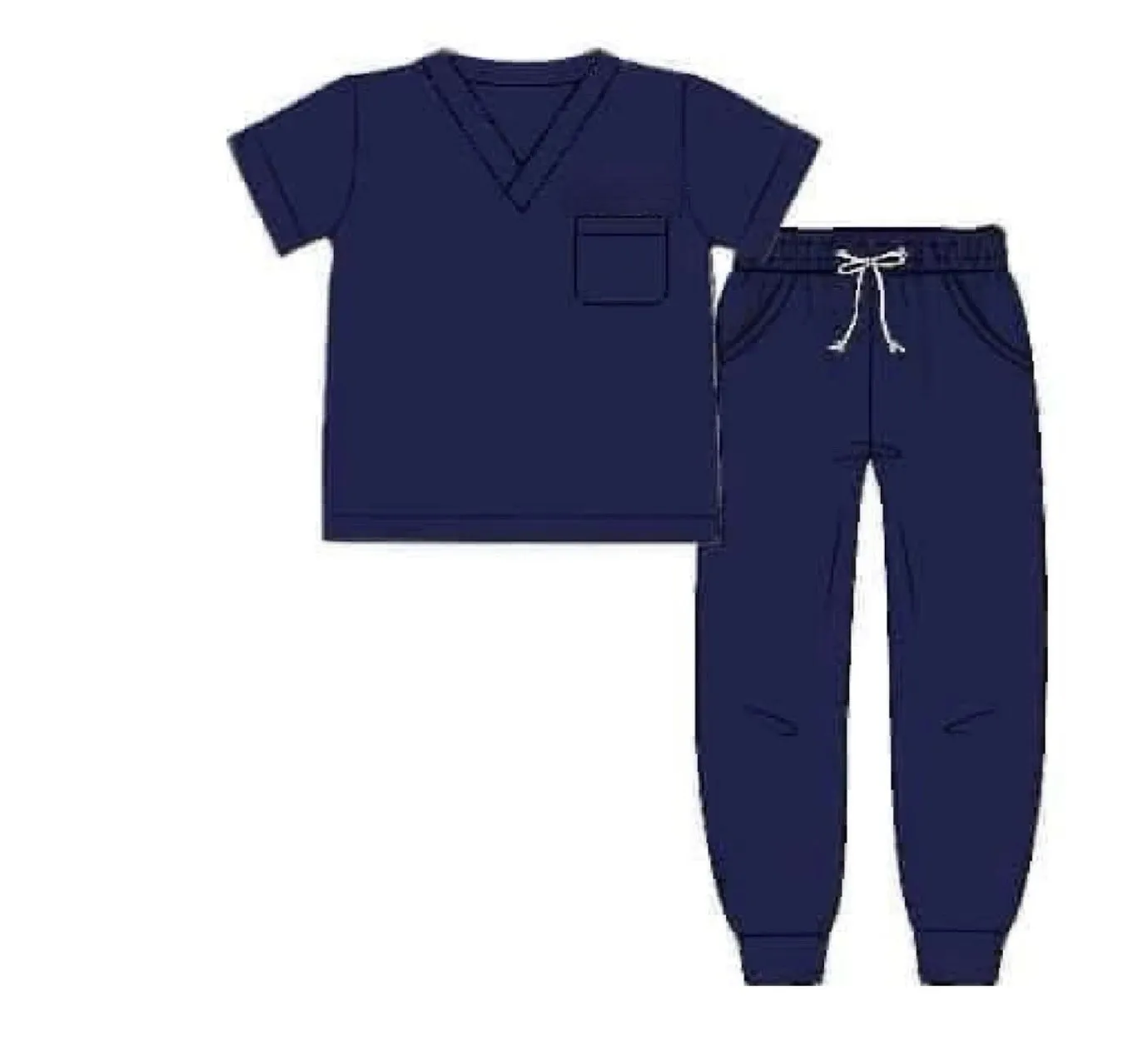 Busy Bee BBS Dress Up navy scrubs set 2T verkleden
