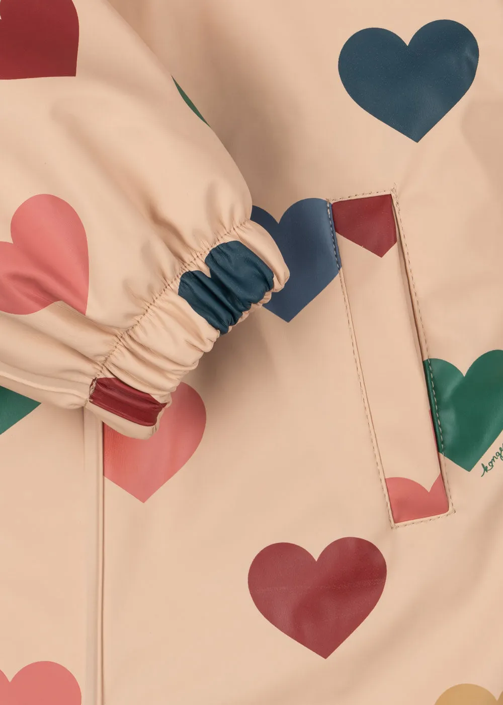 Konges Sløjd Rain sneeuwpak bon coeur coloré waterdicht