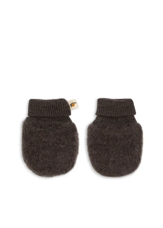 Konges Sløjd Saga wanten hazel wollen fleece