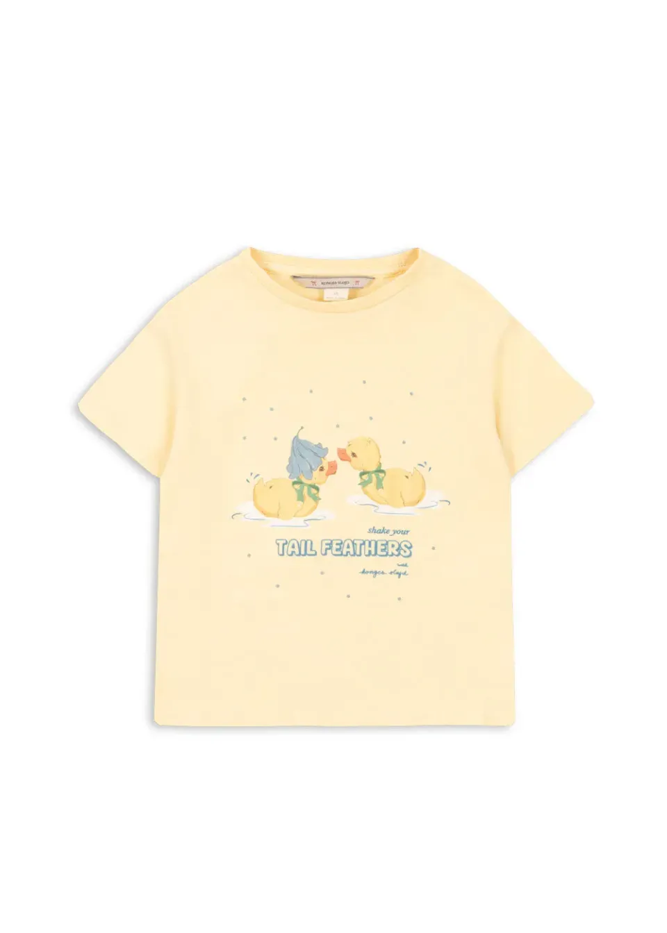 Konges Sløjd Era T-Shirt Banana Crepe Linnenmix