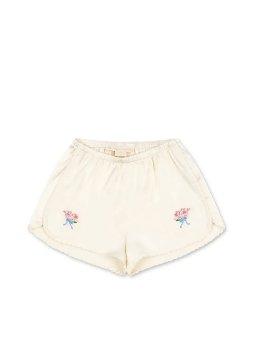 Konges Sløjd Sheeny Korte Broek buttercream geborduurd