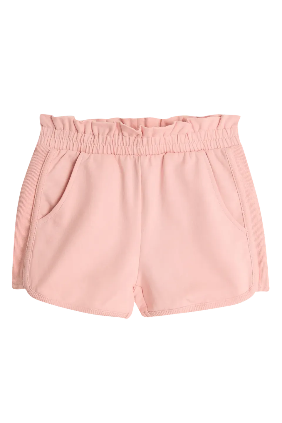 4President Babet short meisjes poederroze ruches katoen