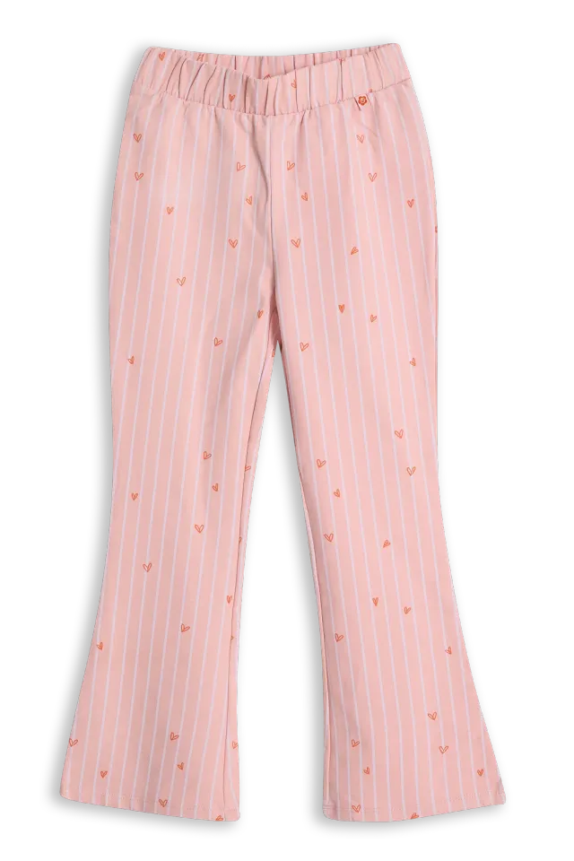 4President Britt broek strepen powder pink meisjes