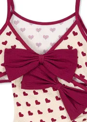 Konges Sløjd Bowie bikini coeur sangria seersucker