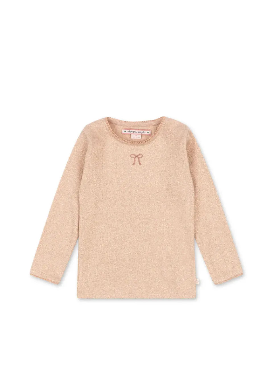 Konges Sløjd Roli blouse cameo rose rib biokatoen
