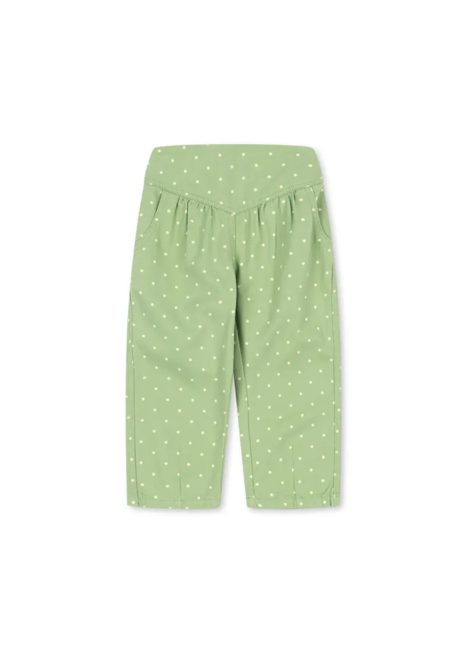 Konges Sløjd Nola Broek Dot Pistacchi Biokatoen