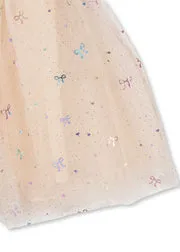 Konges Sløjd Ada Fairy Jurk Fairy Bow Sparkle kersen