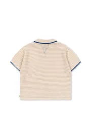 Konges Sløjd Ivo Polo gebreide blouse seedpearl biokatoen
