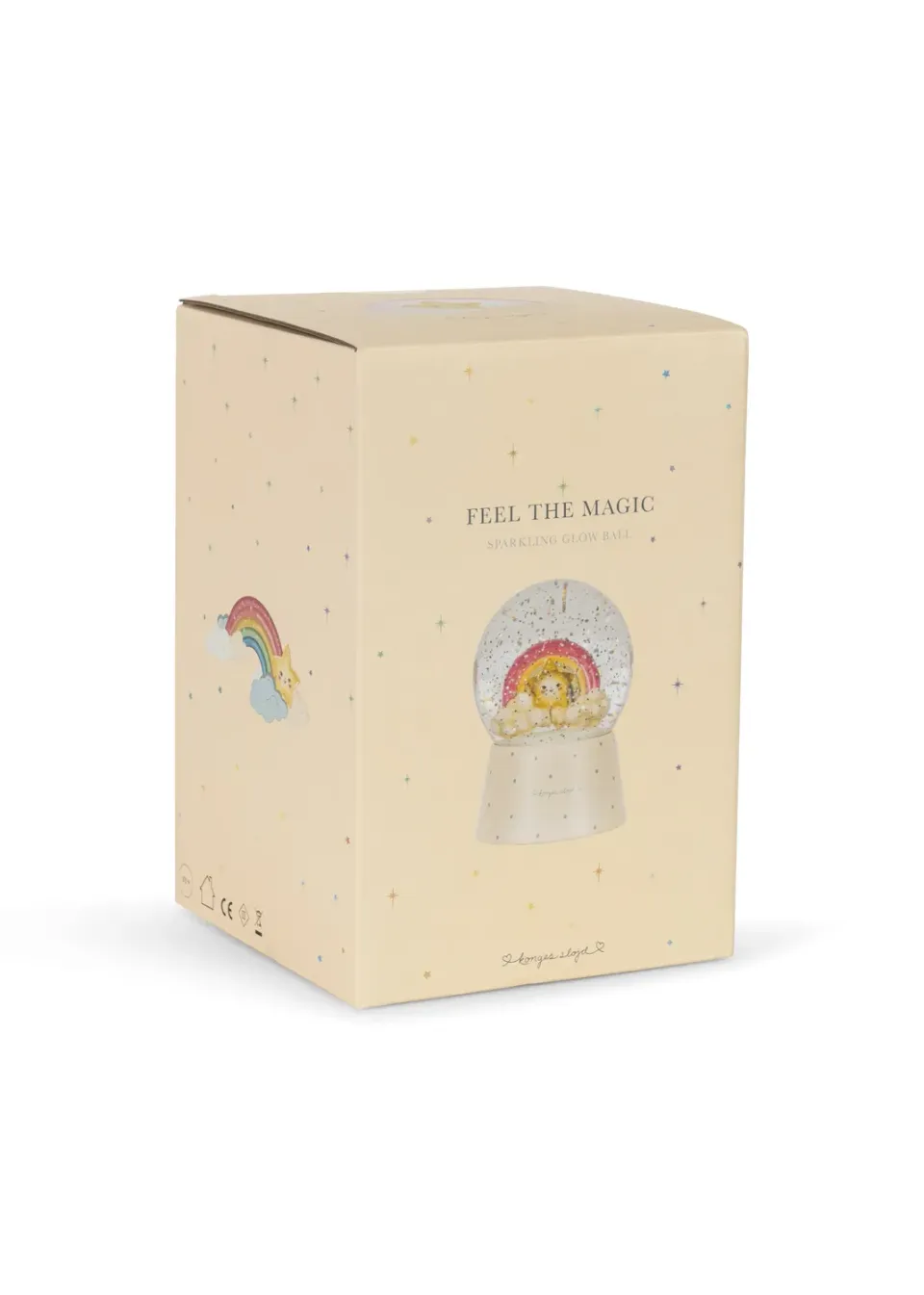 Konges Sløjd sparkling glow ball regenboog glitterbol