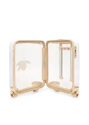 Konges Sløjd Transparent reiskoffer lemon transparent 25L