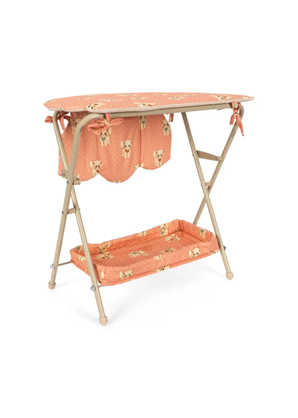 Konges Sløjd Poppenverschoontafel ciao miao rose katoen