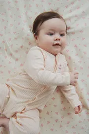 Konges Sløjd Fio onesie tea stripe biokatoen