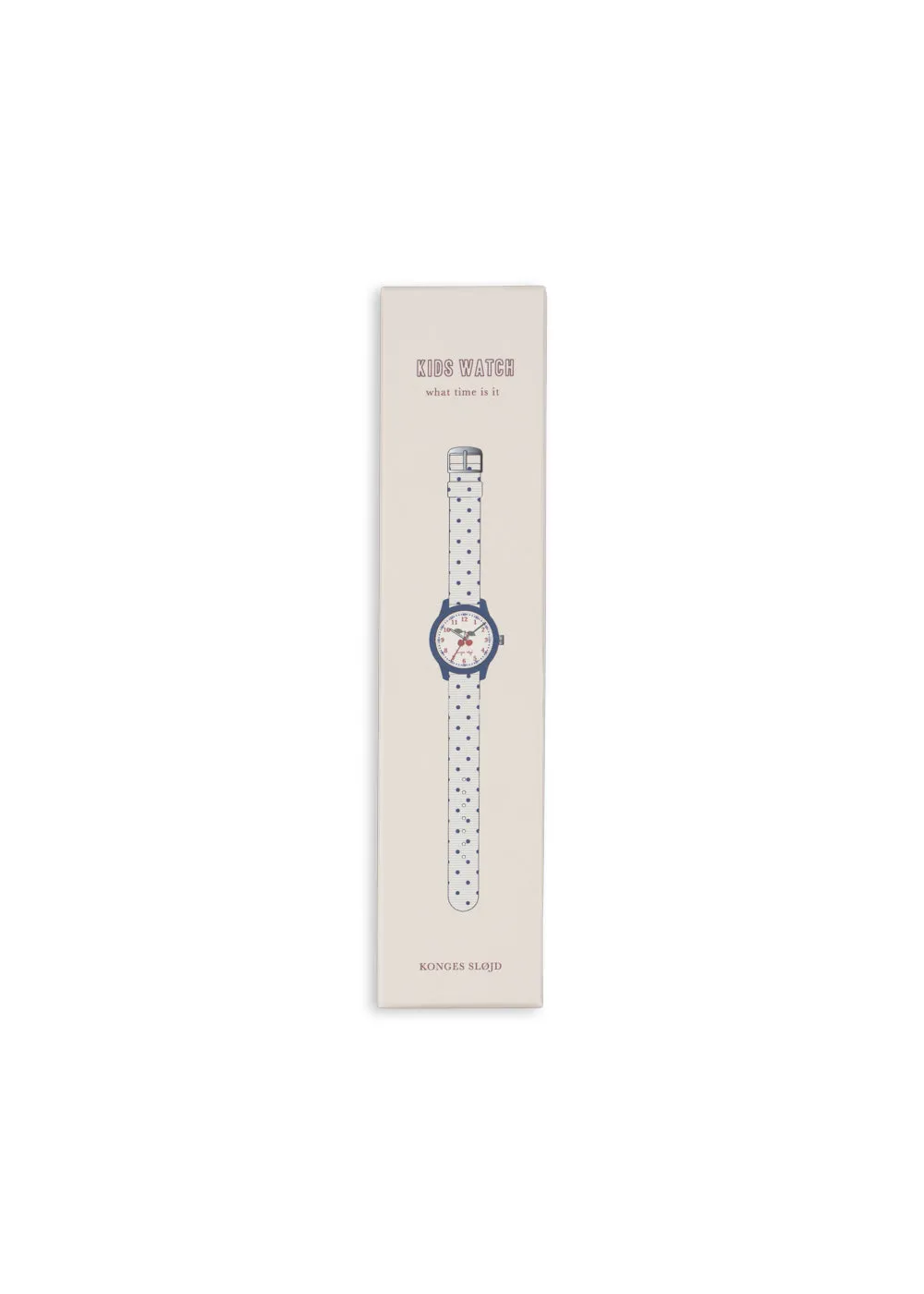 Konges Sløjd Kinderhorloge Cherry Dot Verstelbaar