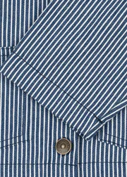 Konges Sløjd Luc Overshirt blue stripe biokatoen