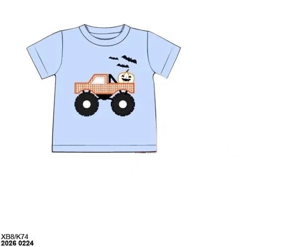 Busy Bee Smocks Monster Truck shirt 12M jongens halloween