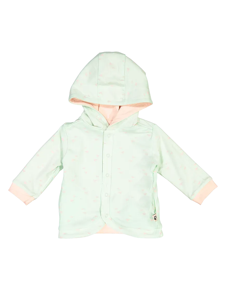 4PRESIDENT Taylor Mint AOP sweater omkeerbaar katoen