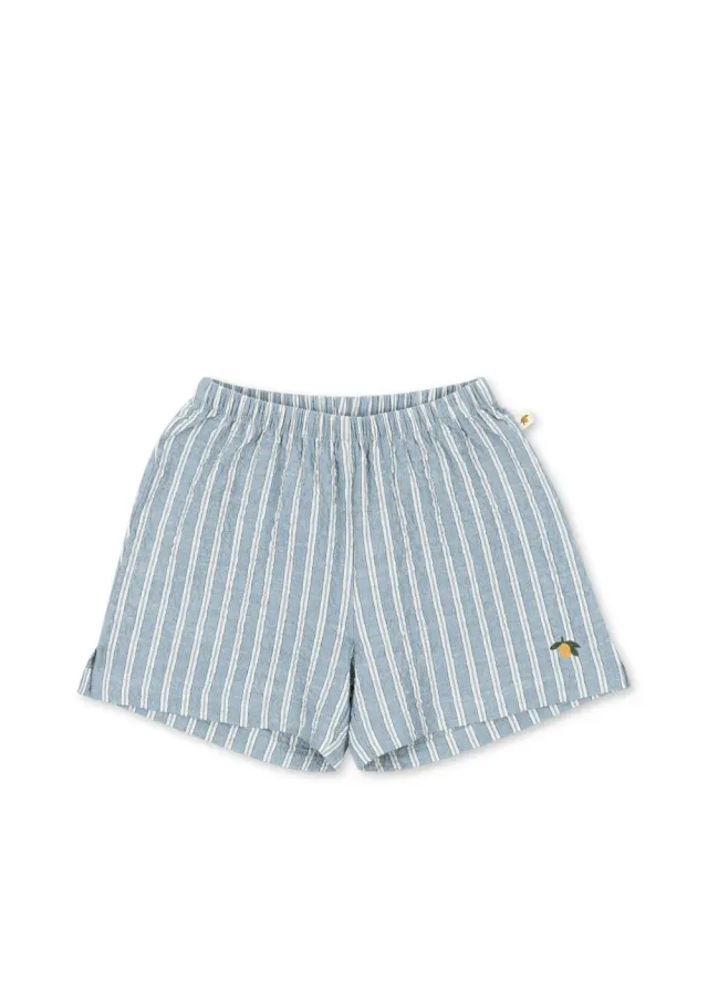 Konges Sløjd Elliot shorts trio bleu stripe biokatoen