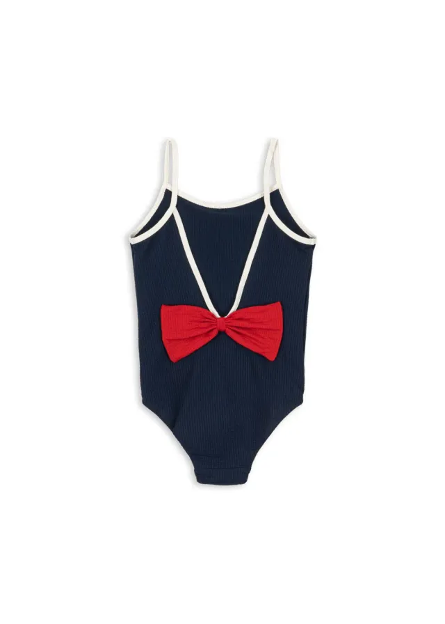 Konges Sløjd Bowie badpak navy blazer seersucker