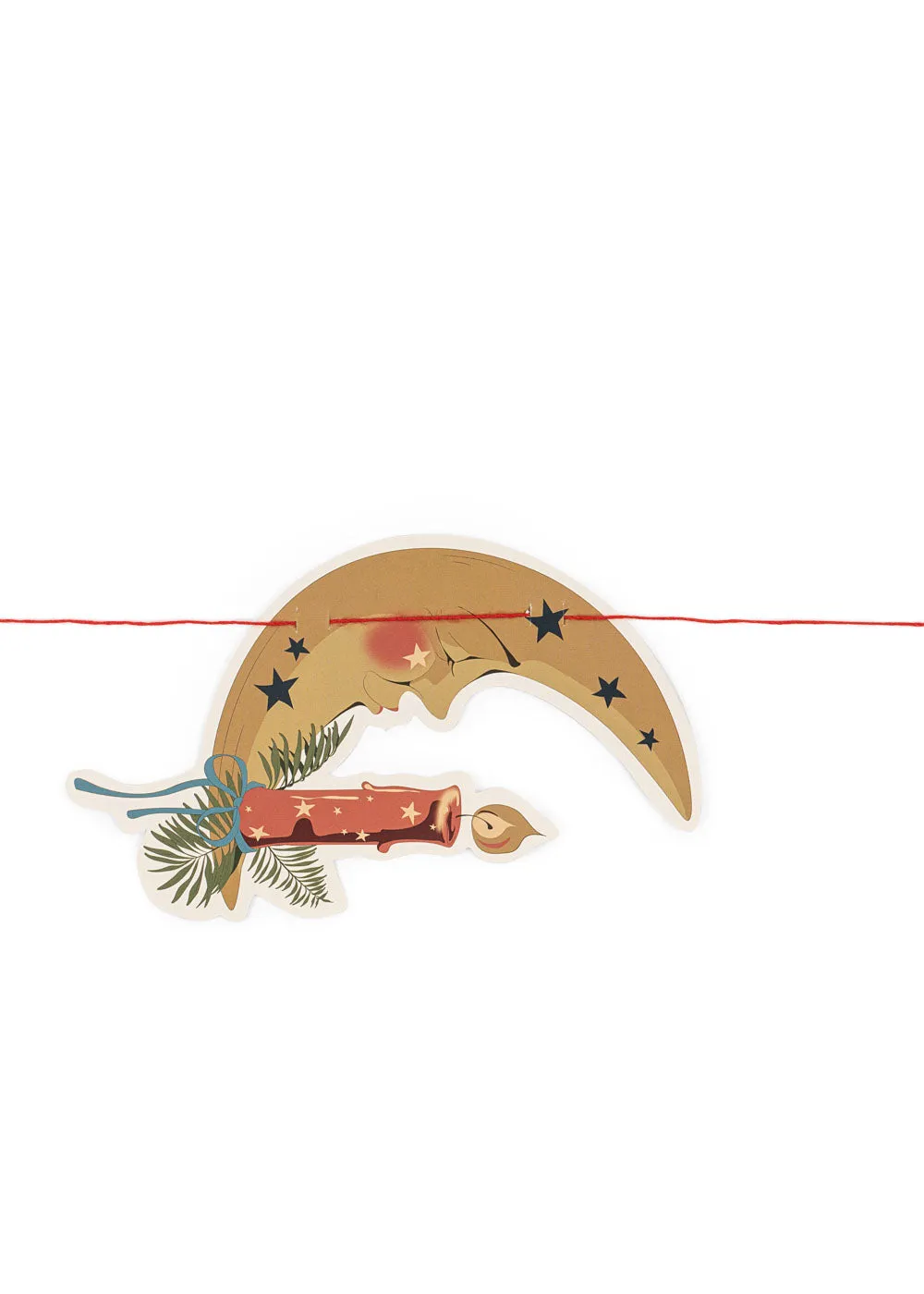 Konges Sløjd kerstdecoratie set multi papier 3-delig