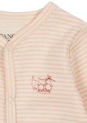 Konges Sløjd Fio onesie tea stripe biokatoen