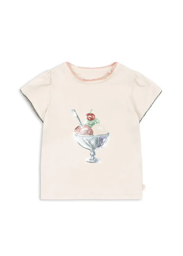 Konges Sløjd Famo Puff T-shirt buttercream biokatoen
