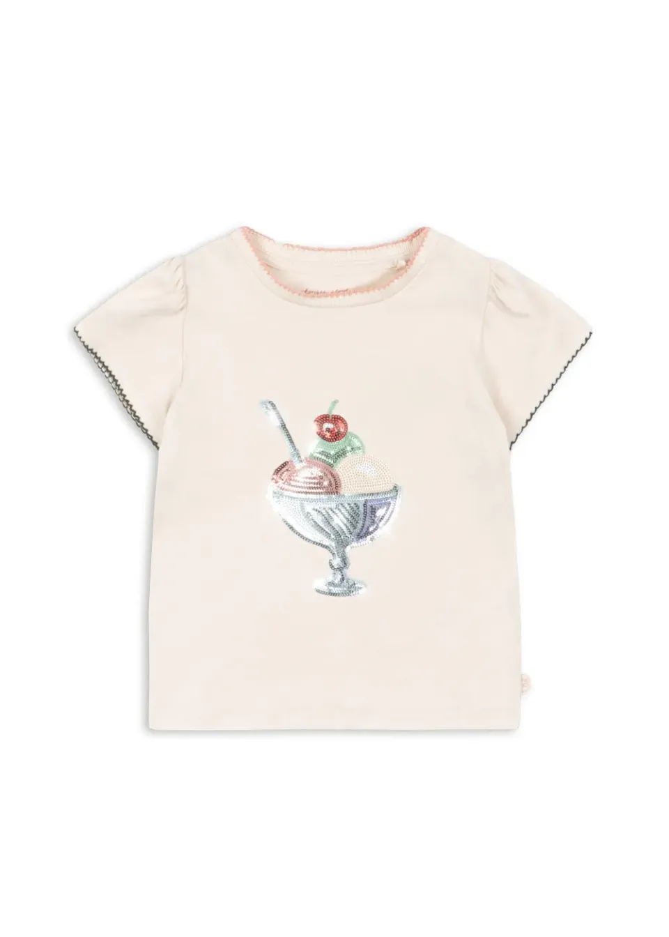 Konges Sløjd Famo Puff T-shirt buttercream biokatoen