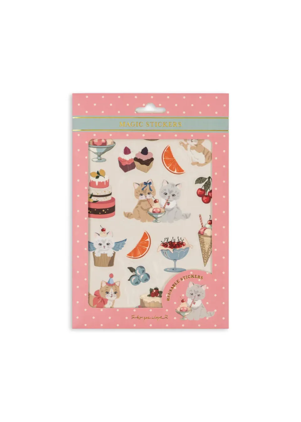 Konges Sløjd Forever stickers kitty friends 30+ stuks