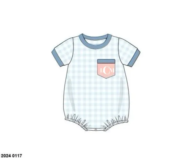 Busy Bee Smocks Bradford Bows romper LCM