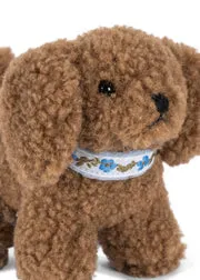 Konges Sløjd Puppy Knuffel dog met belletje zacht
