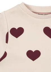 Konges Sløjd Lou sweatjurk coeur winetasting biokatoen