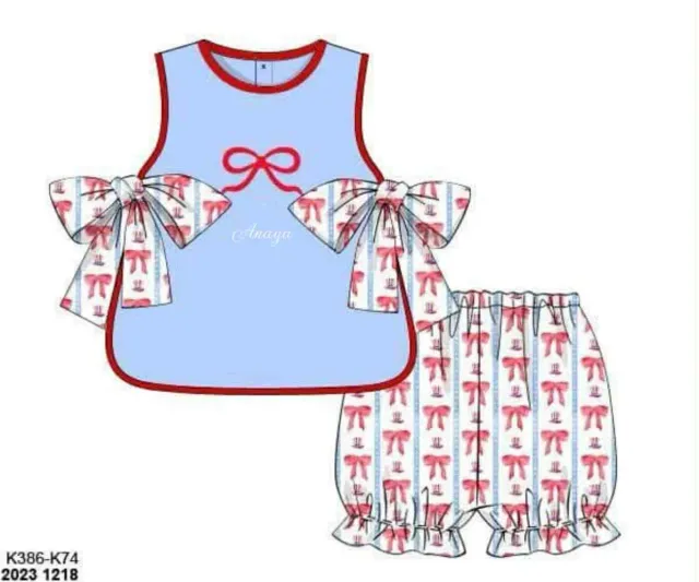 Busy Bee Smocks Bows Trucks Stars setje Anaya 7