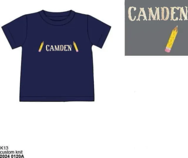 Busy Bee Smocks BTS T-shirt geborduurd maat 3T Camden
