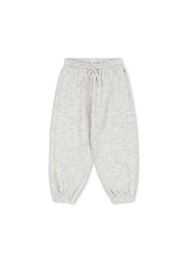 Konges Sløjd Lou sweatbroek grey melange biokatoen