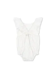 Konges Sløjd Lacey Romper broderie optic white katoen