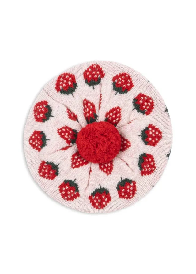 Konges Sløjd Belou baret strawberry wolmix