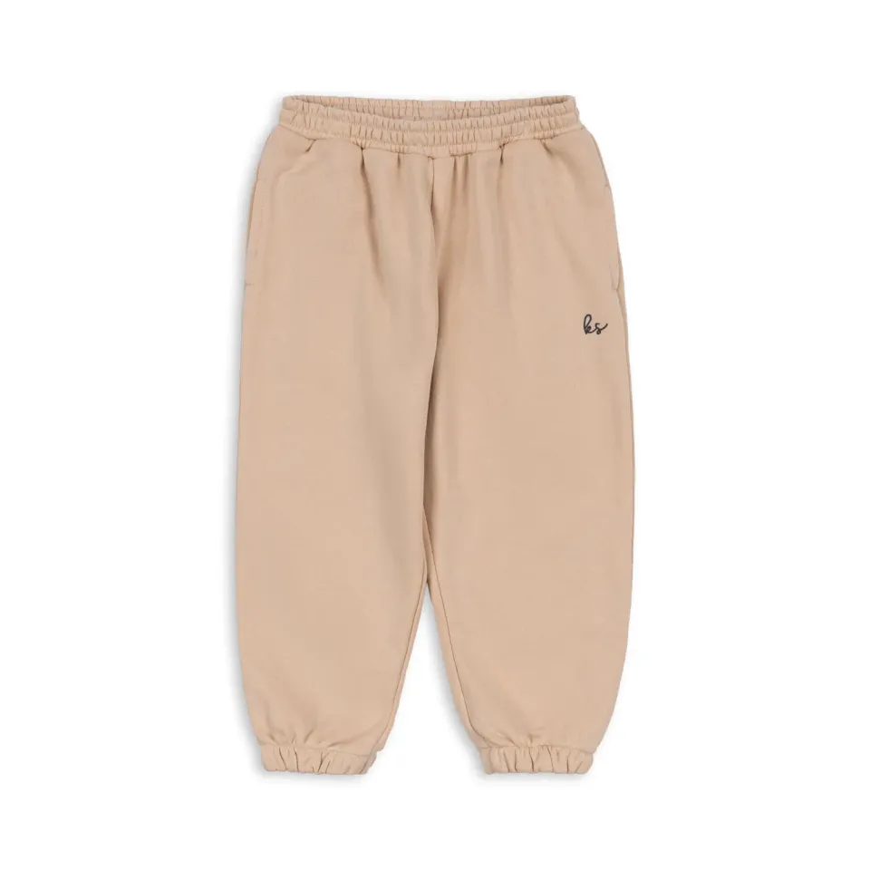 Konges Sløjd Lou joggingbroek shifting sand biokatoen