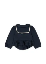 Konges Sløjd Emmy blouse donkerblauw biokatoen
