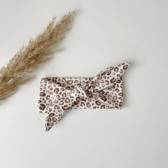SODA FASHION Luipaard Haarband Beige zacht