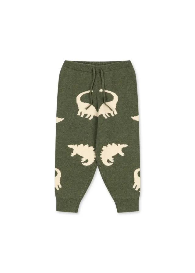 Konges Sløjd Lapis broek dino vert wolmix