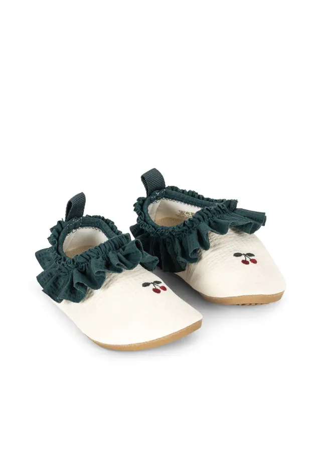 Konges Sløjd Sailor Ruffle Zwemschoenen Cloud Dancer UPF50+