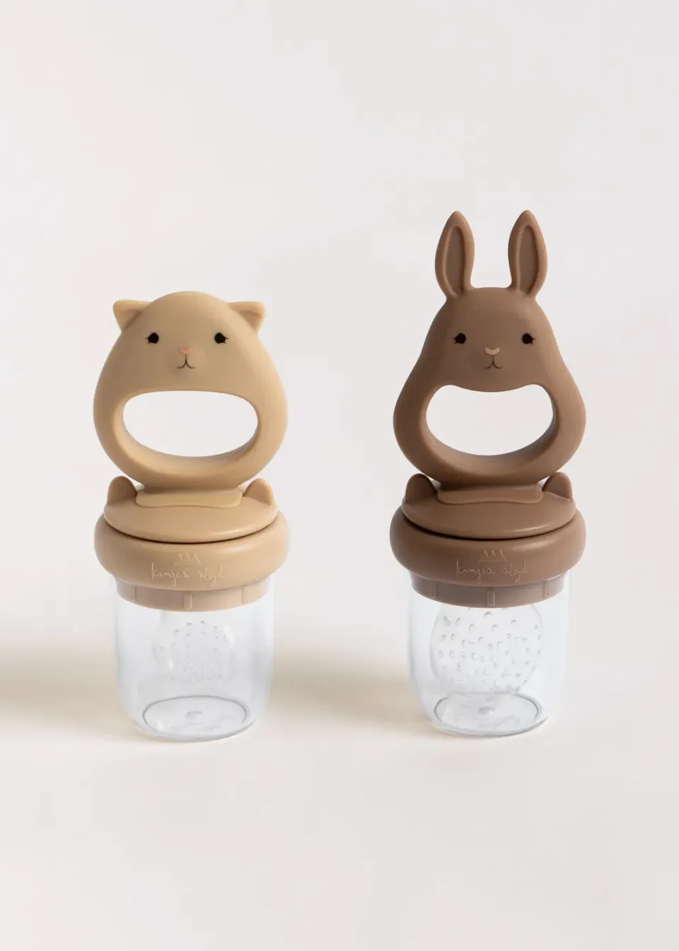 Konges Sløjd fruitspeen siliconen 2-pack bark/shell