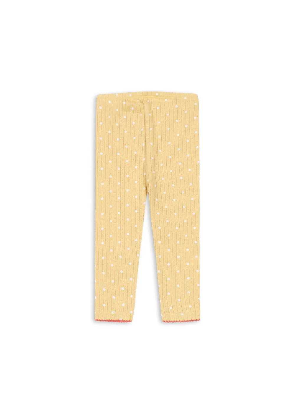 Konges Sløjd Minnie legging dot golden biokatoen