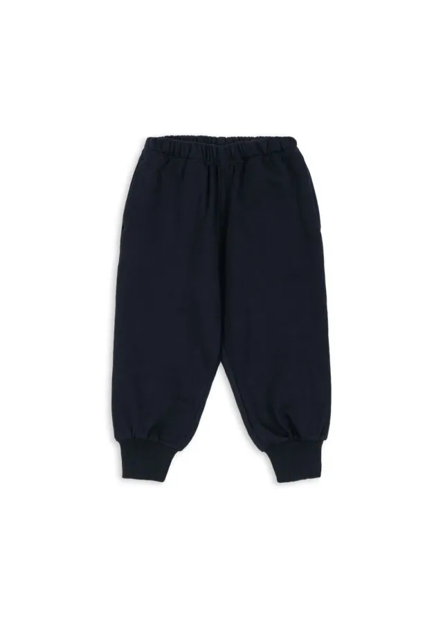 Konges Sløjd Loupy Lou joggingbroek dark navy katoen