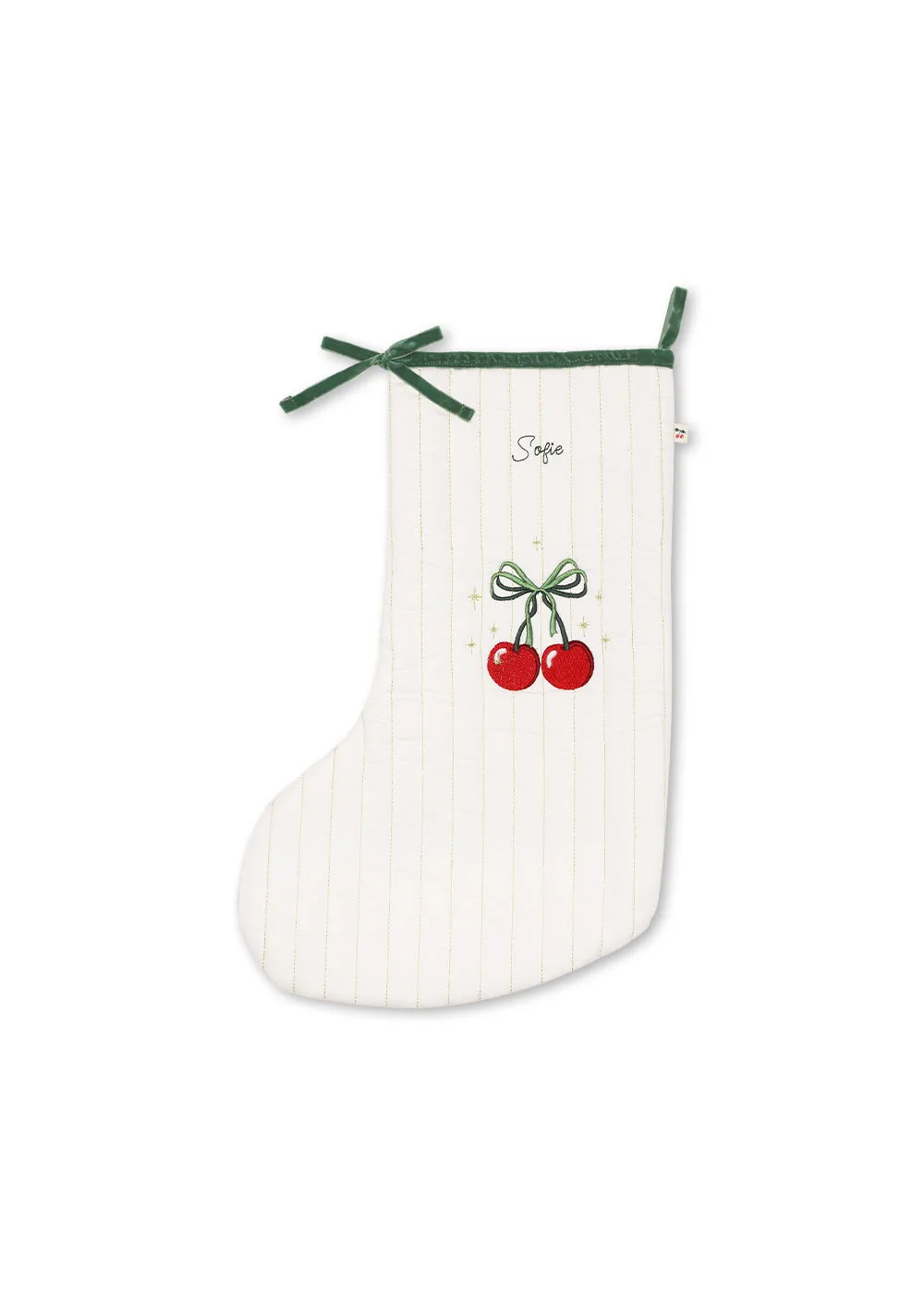 Konges Sløjd kerstsok christmas cherry 44 cm