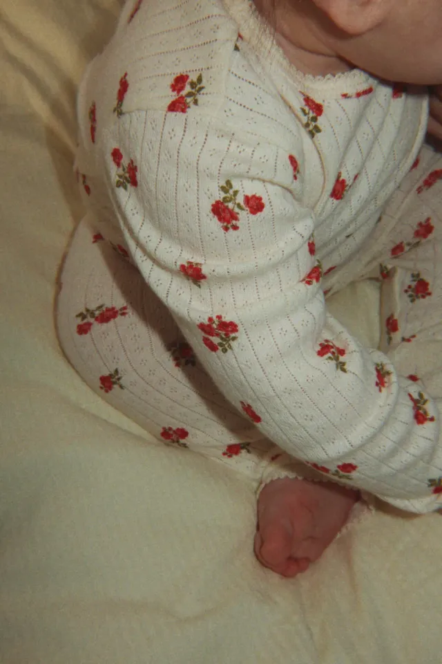 Konges Sløjd Minnie body rosa rouge lange mouw